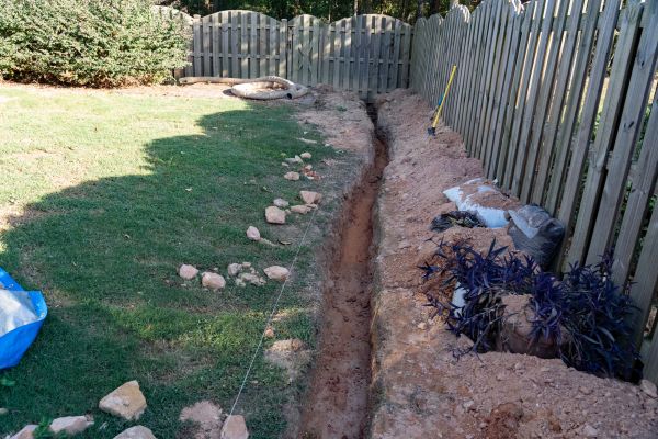 Trench Drain Installation in Xenia