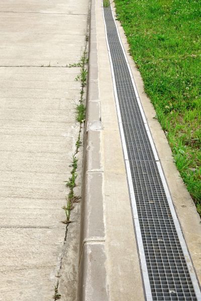 Concrete Drain Installation in Xenia