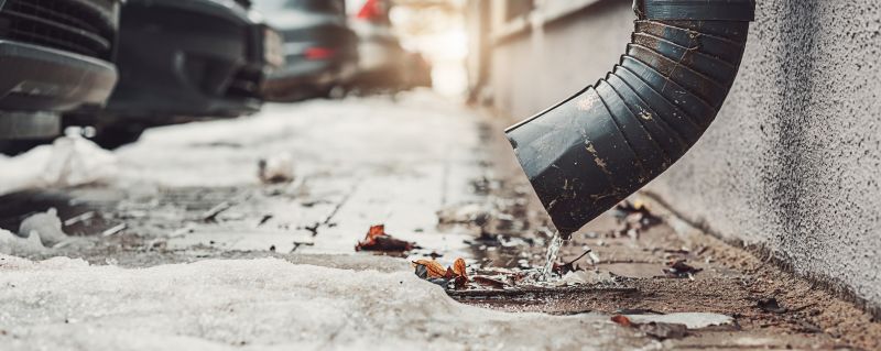 Downspout Drainage Service